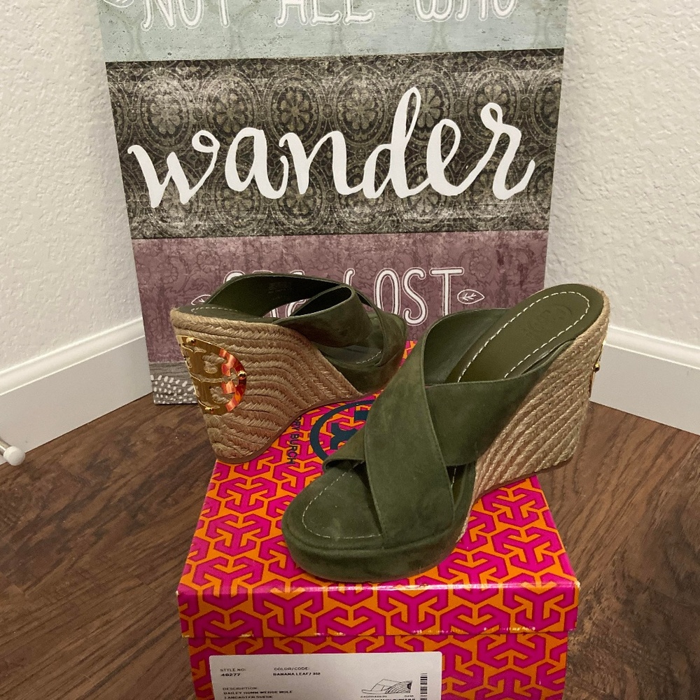 NEW Tory Burch Bailey Wedge Sandal